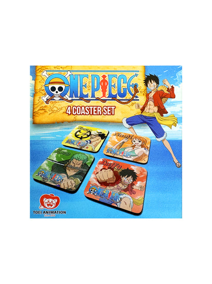 One Piece (Characters) 4-Piece Coaster Set