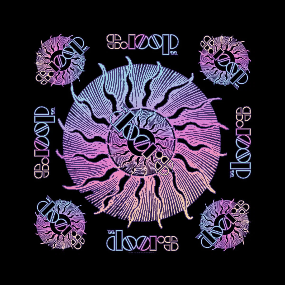 The Doors Psychedelic Bandana