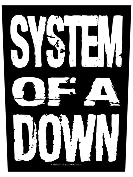 System Of A Down Stacked Logo Back Patch