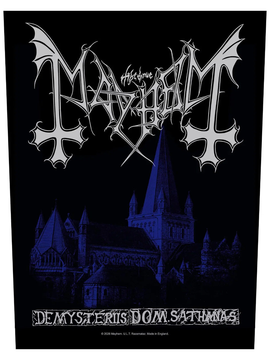 Mayhem De Mysteriis Dom Sathanas Back Patch