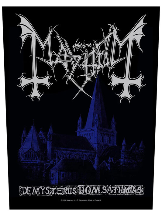 Mayhem De Mysteriis Dom Sathanas Back Patch