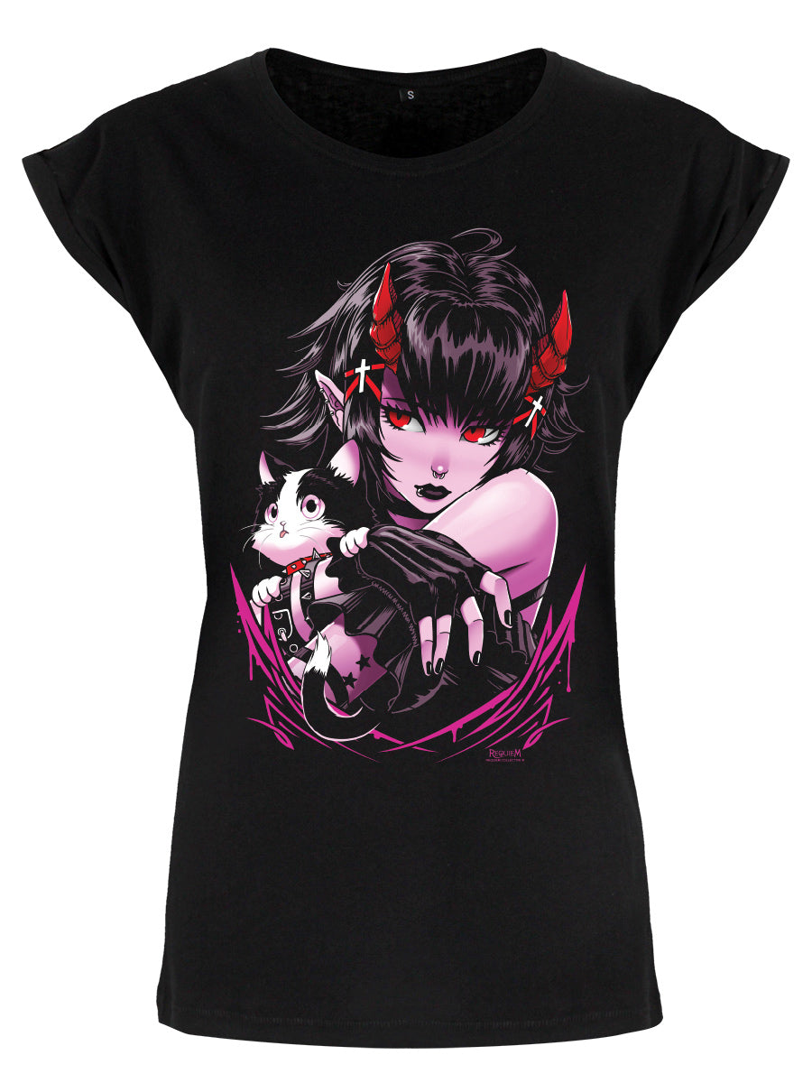 Requiem Collective Kyra Ladies Black Premium T-Shirt