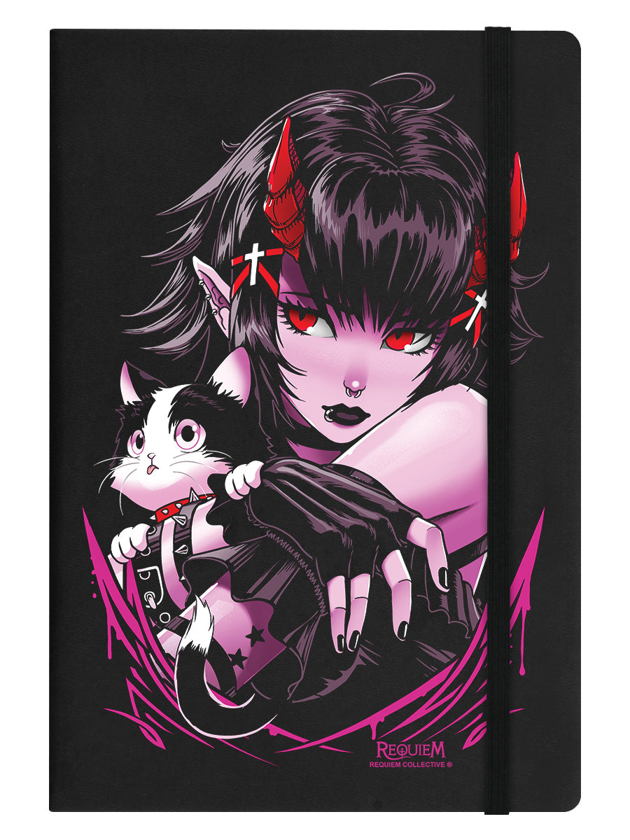Requiem Collective Kyra Black A5 Hard Cover Notebook