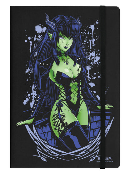 Requiem Collective Halle Black A5 Hard Cover Notebook