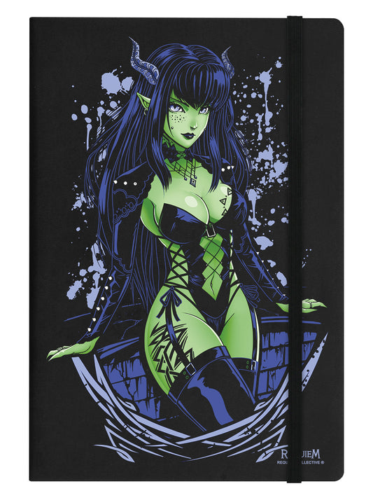 Requiem Collective Halle Black A5 Hard Cover Notebook