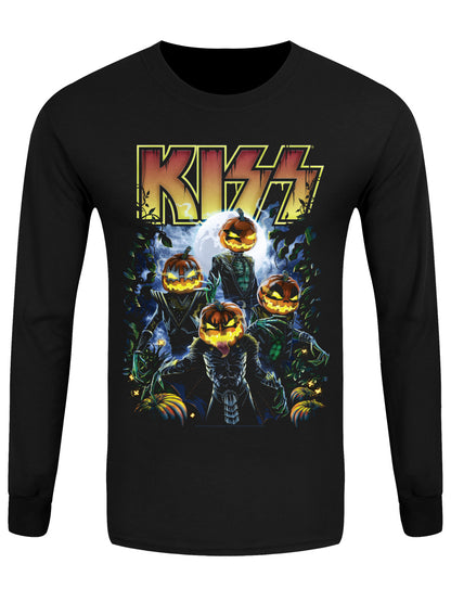 KISS Pumpkin Patch Black Long Sleeve T-Shirt