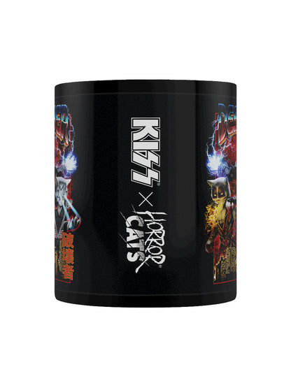 KISS x Horror Cats Destroyer Black Mug