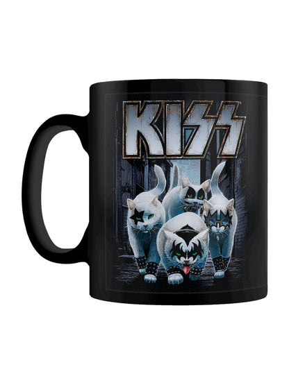 KISS x Horror Cats Creatures Black Mug