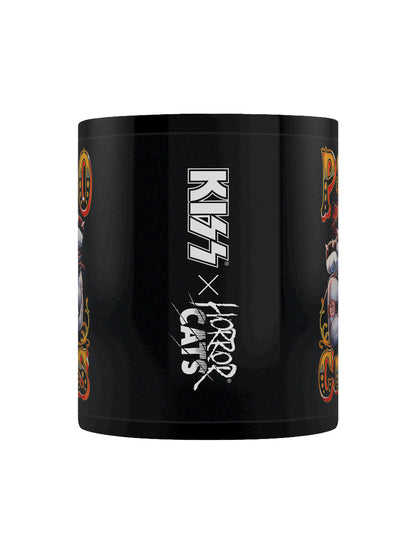 KISS x Horror Cats Psycho Circus Black Mug
