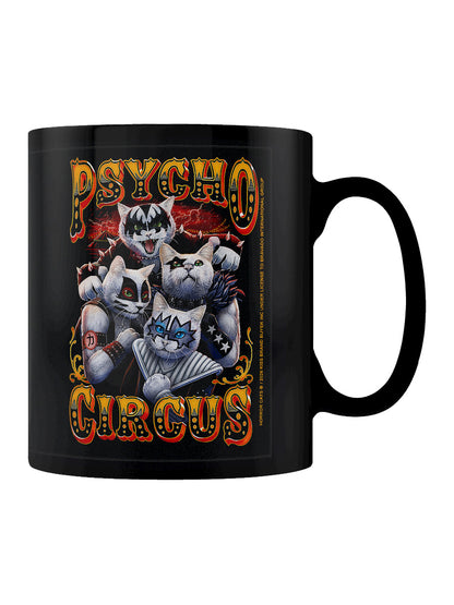 KISS x Horror Cats Psycho Circus Black Mug