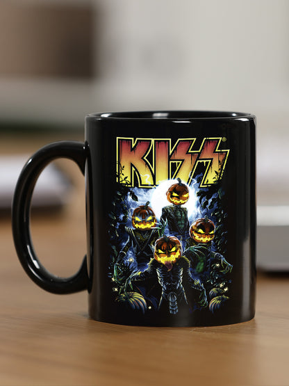 KISS Pumpkin Patch Black Mug
