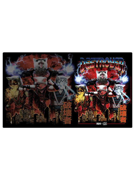 KISS x Horror Cats Destroyer XL Mouse/Desk Mat
