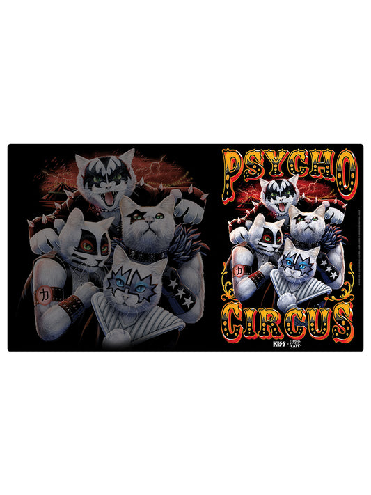 KISS x Horror Cats Psycho Circus XL Mouse/Desk Mat