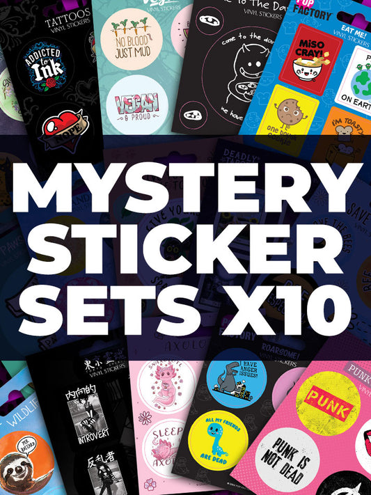 Mystery Sticker Sets x 10