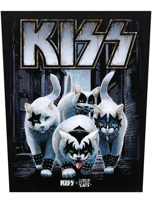 KISS x Horror Cats Creatures Back Patch