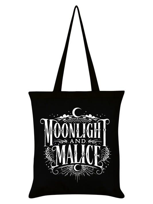 Moonlight and Malice Black Tote Bag
