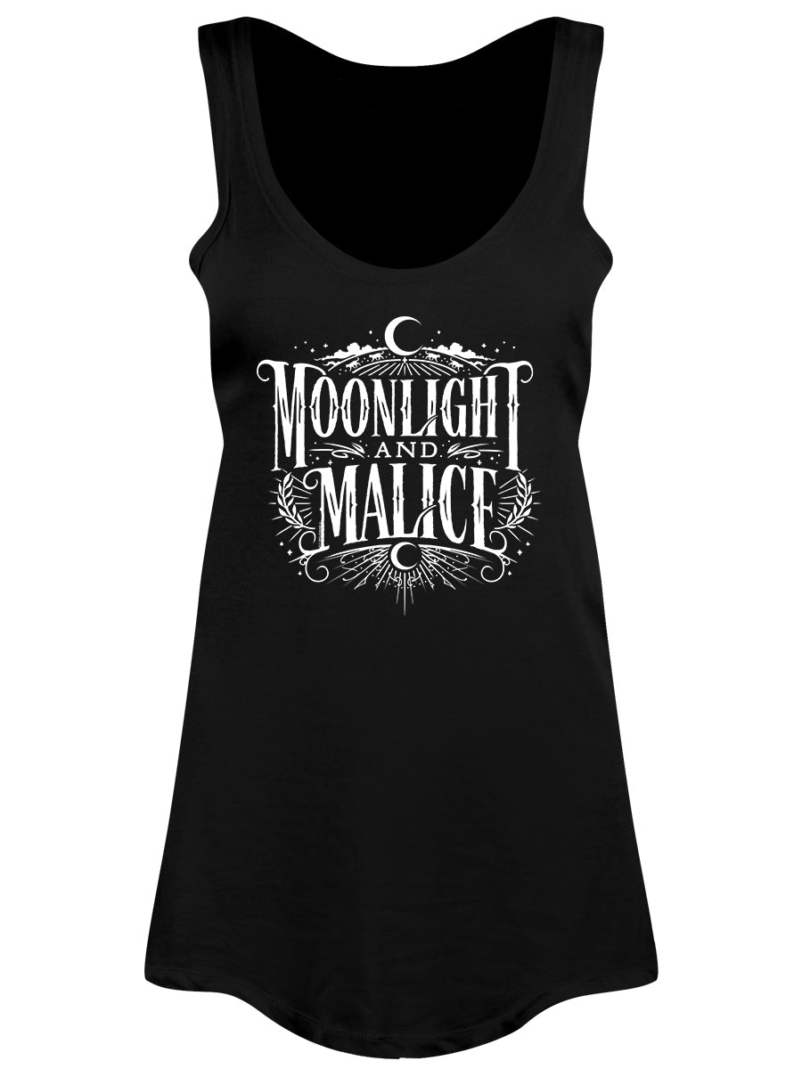 Moonlight and Malice Ladies Black Floaty Vest