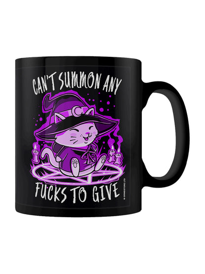 Can't Summon Any Fucks To Give Black Mug