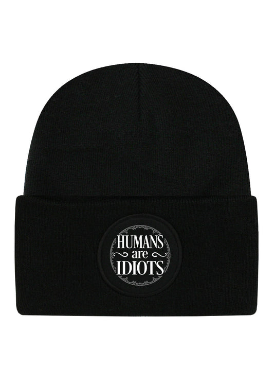 Humans Are Idiots Black Beanie