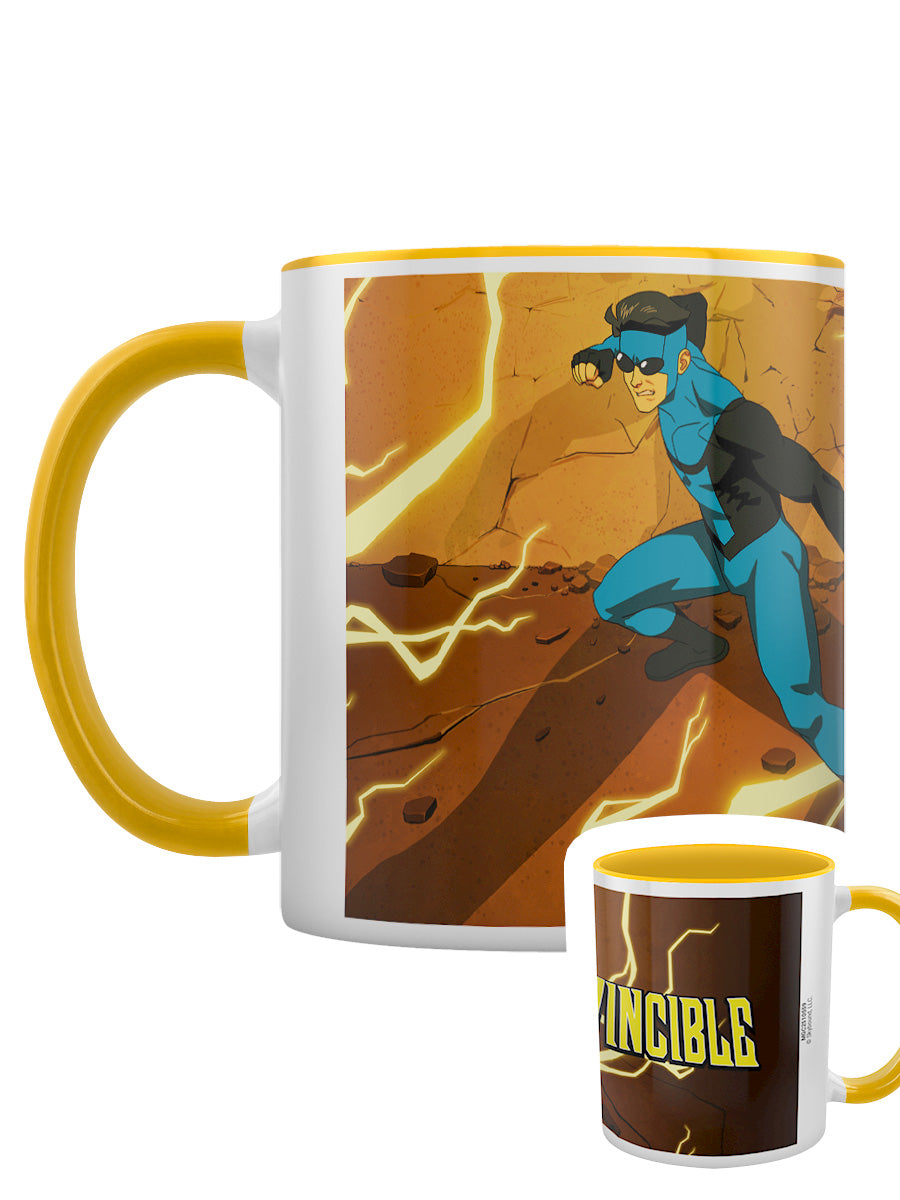 Invincible Lightning Yellow Inner 2-Tone Mug