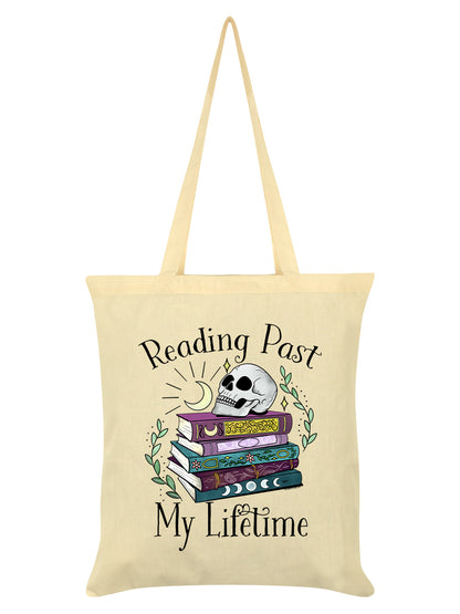 Reading Past My Lifetime Cream Tote Bag