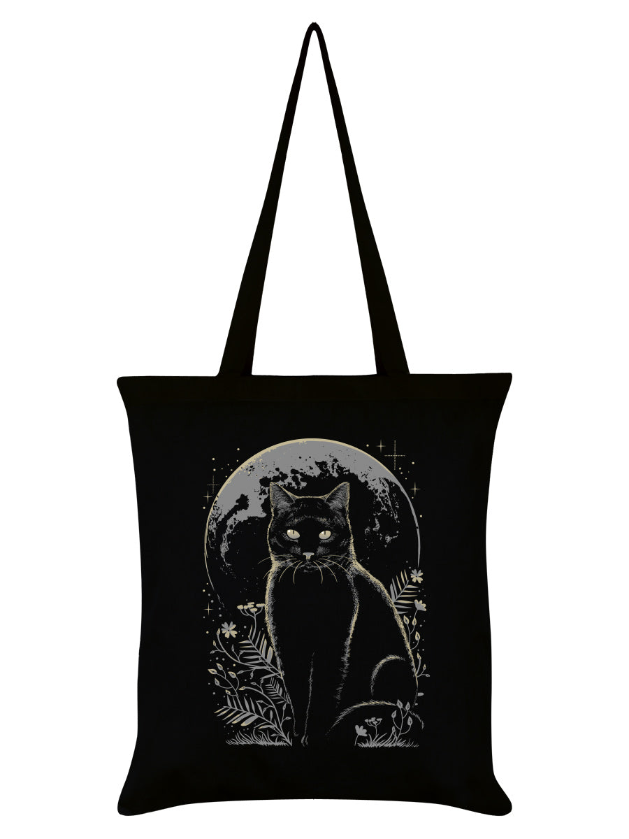 Lunar Familiar Black Tote Bag