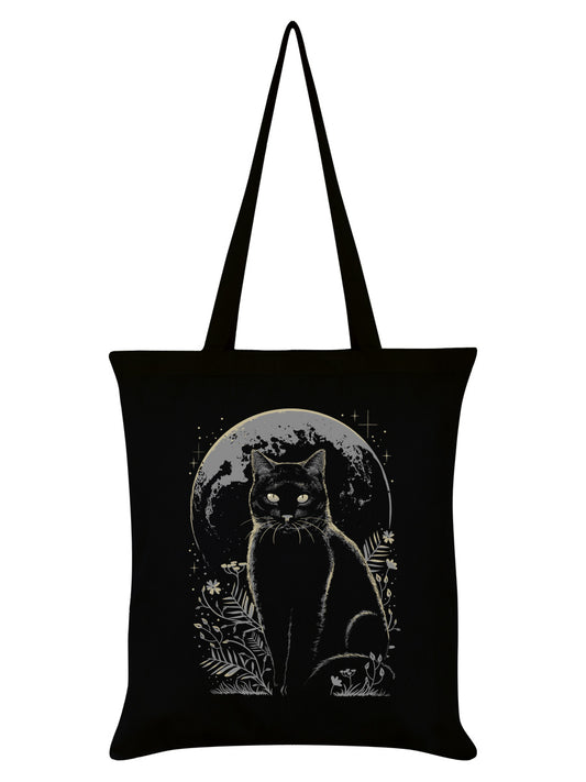 Lunar Familiar Black Tote Bag