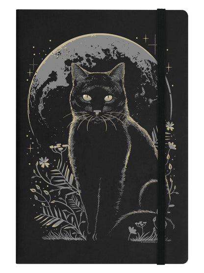 Lunar Familiar Black A5 Hard Cover Notebook