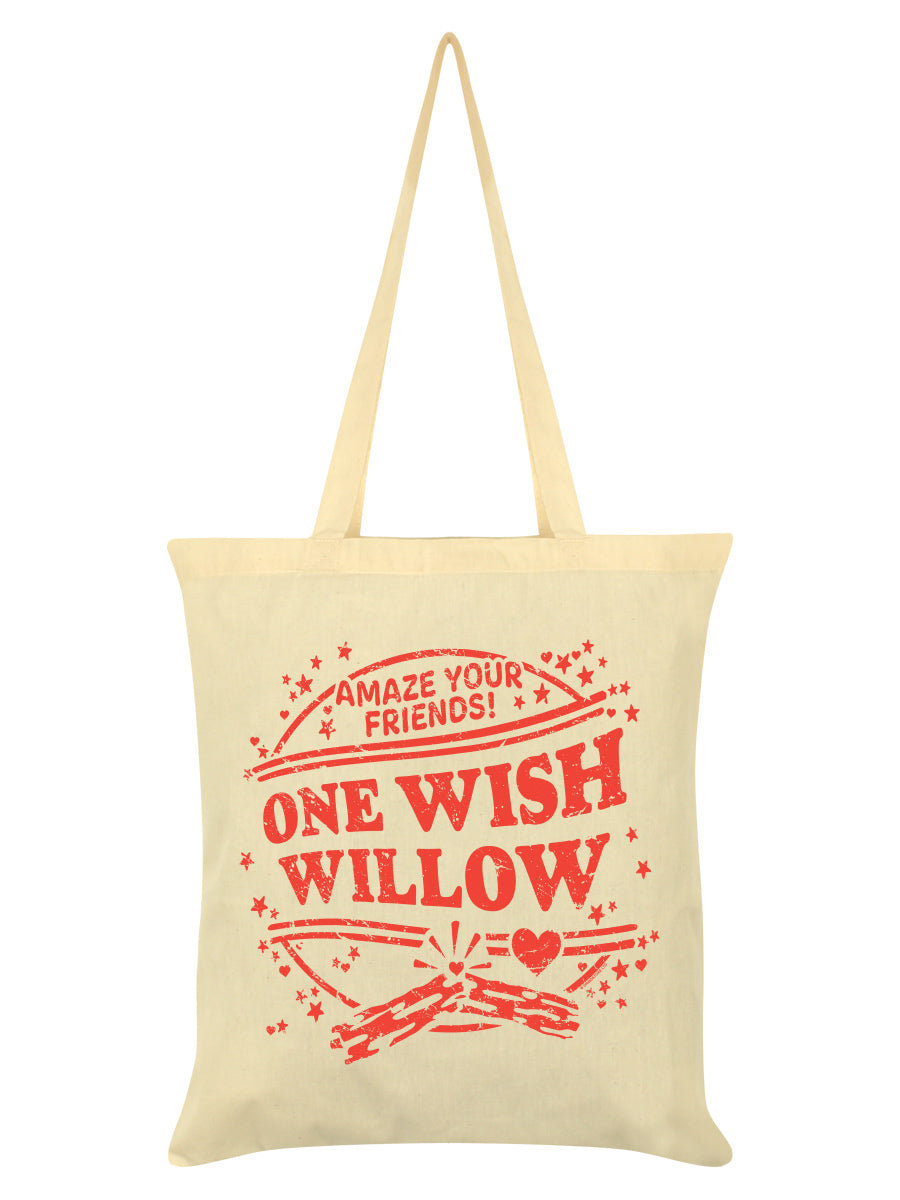 One Wish Willow Horror Cream Tote Bag