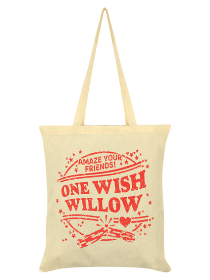 One Wish Willow Horror Cream Tote Bag