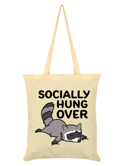 Socially Hung Over Cream Tote Bag