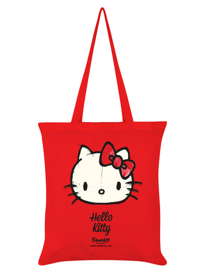 Hello Kitty (Drawn) Red Tote Bag