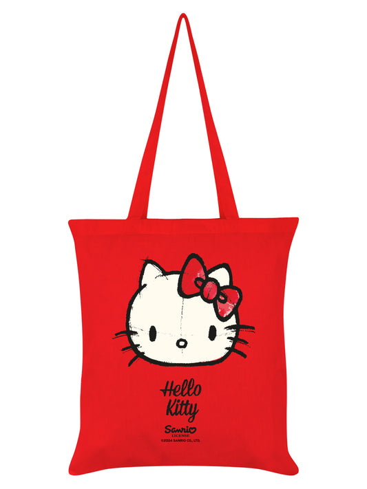 Hello Kitty (Drawn) Red Tote Bag