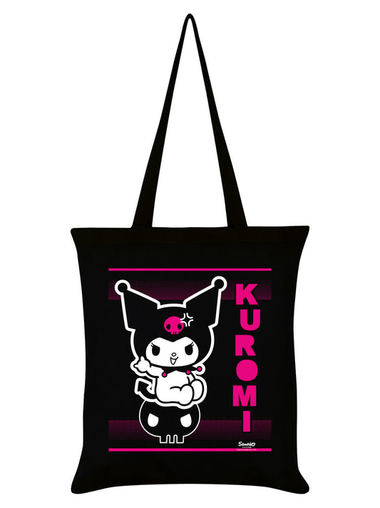 Kuromi (Rocking Out) Black Tote Bag
