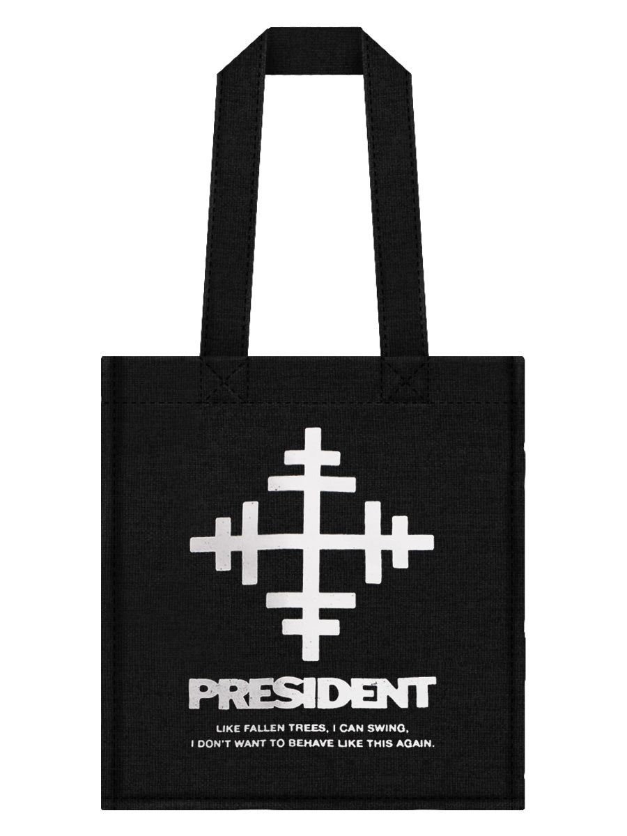President Lyric Key Black Tote Bag