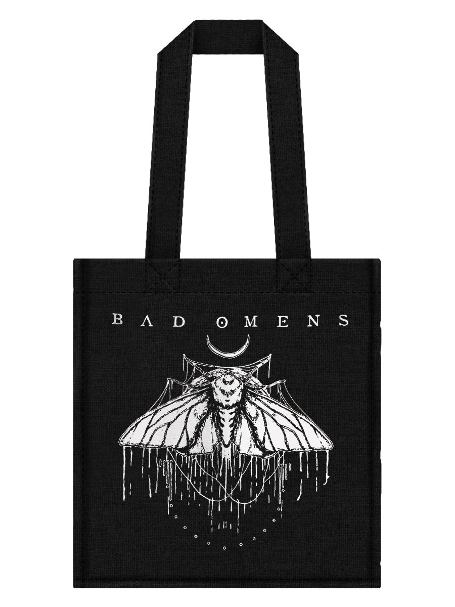 Bad Omens Moth Black Tote Bag