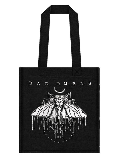 Bad Omens Moth Black Tote Bag