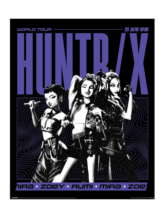 K-Pop Demon Hunters (Huntrix World Tour) Mini Poster
