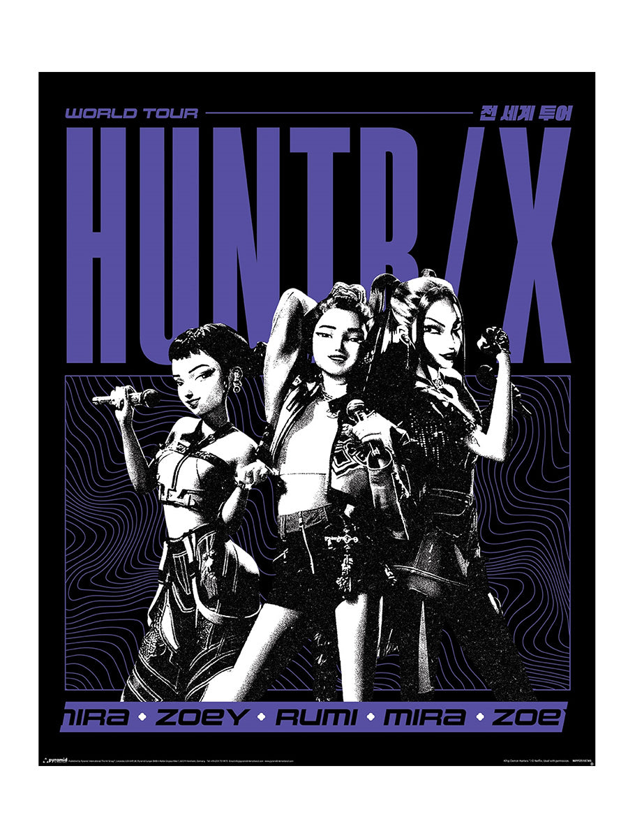 K-Pop Demon Hunters (Huntrix World Tour) Mini Poster