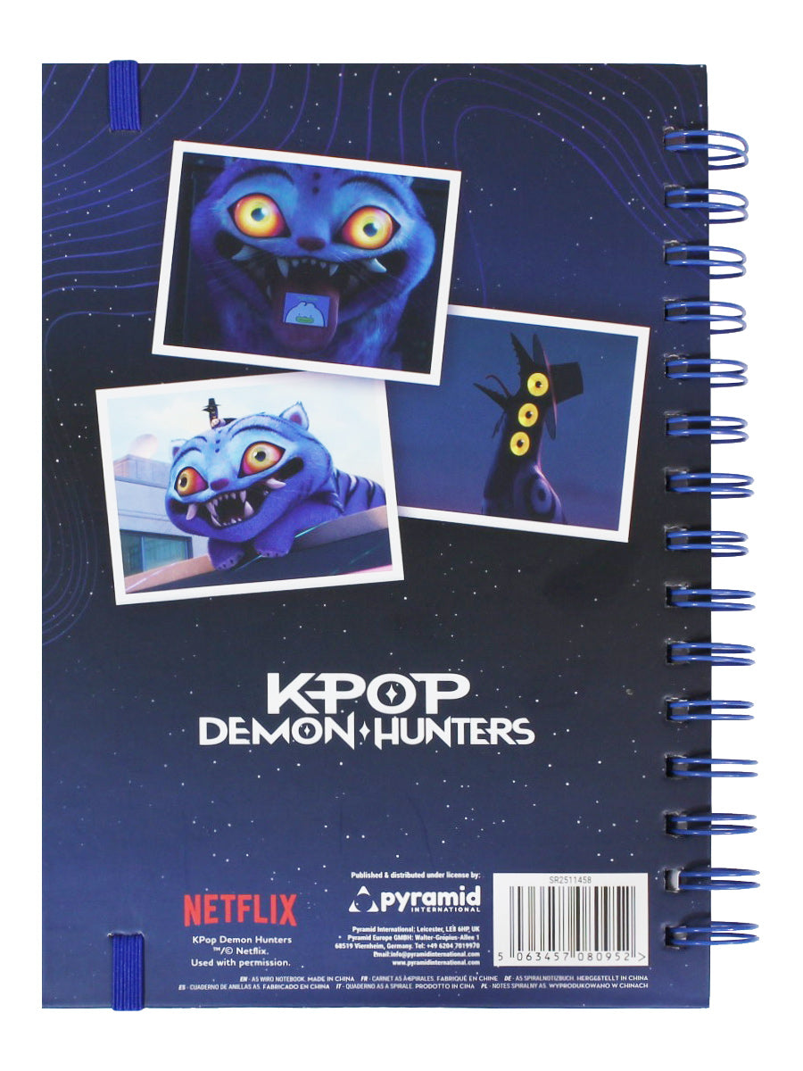 K-Pop Demon Hunters (Derpy Tiger) 3D Lenticular Cover A5 Notebook
