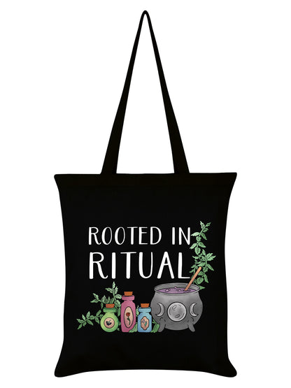 Rooted In Ritual Black Tote Bag
