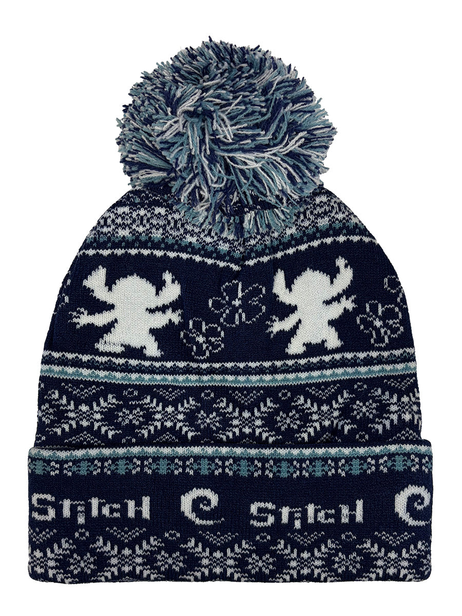 Lilo and Stitch Fair Isle Pom Beanie