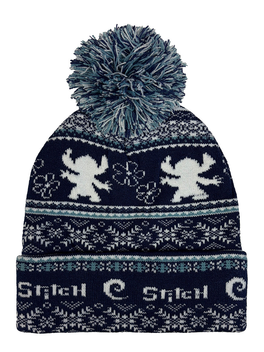 Lilo and Stitch Fair Isle Pom Beanie