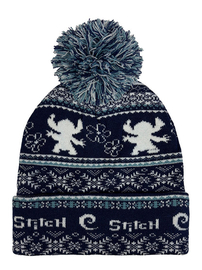 Lilo and Stitch Fair Isle Pom Beanie