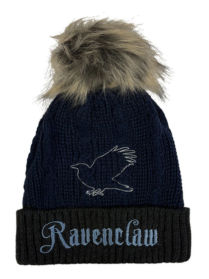 Harry Potter Ravenclaw Faux Fur Pom Beanie
