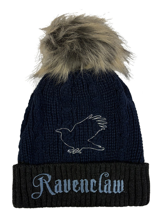 Harry Potter Ravenclaw Faux Fur Pom Beanie