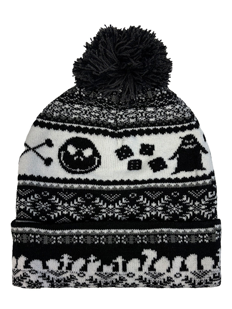 Nightmare Before Christmas Fair Isle Pom Beanie