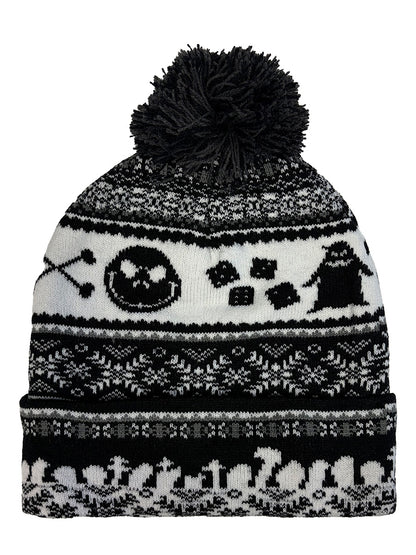 Nightmare Before Christmas Fair Isle Pom Beanie