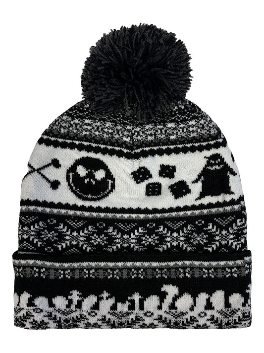 Nightmare Before Christmas Fair Isle Pom Beanie
