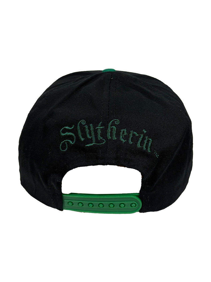 Harry Potter Slytherin Badge Black/Green Snapback Cap